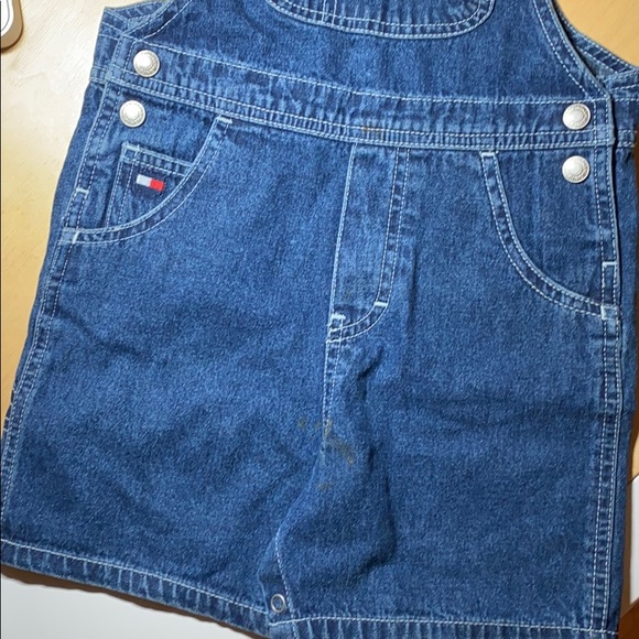 Old school Tommy Hilfiger denim shortall overall - Picture 3 of 5